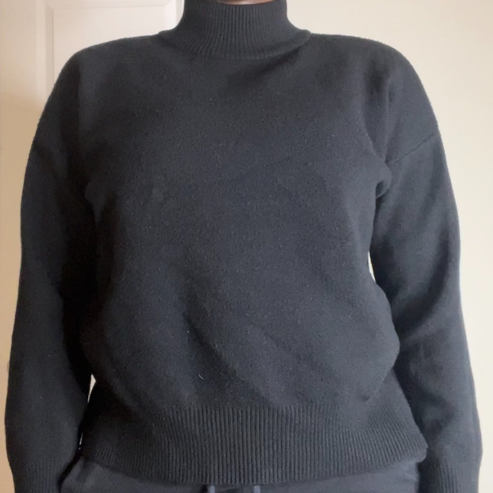 black turtleneck